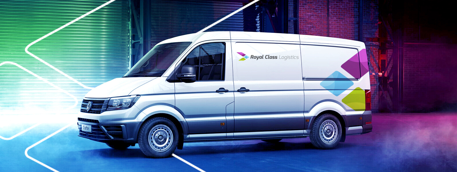 Het bedrijf en wagenpark van Royal Class Logistics